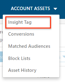 Select Insight Tag
