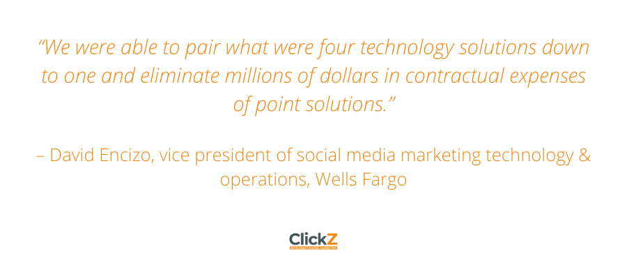 David Encizo on minimizing vendor accounts for the Wells Fargo marketing transformation