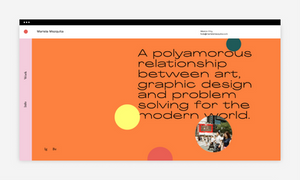 Mariela's Mezquita's bold site colors as part of modern web design