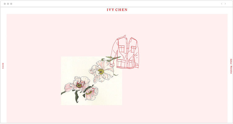 Scroll effects as part of modern web design with example of Ivy Chen's site