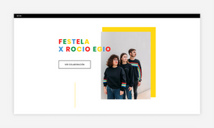 white space example as part of modern website design by Festela
