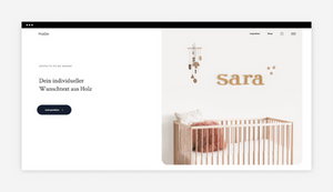 example of a modern website design that's minimalistic by Malco Wallshop