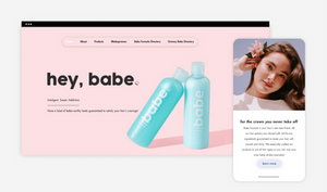 device consistency is a key modern website element seen by Babe Formula