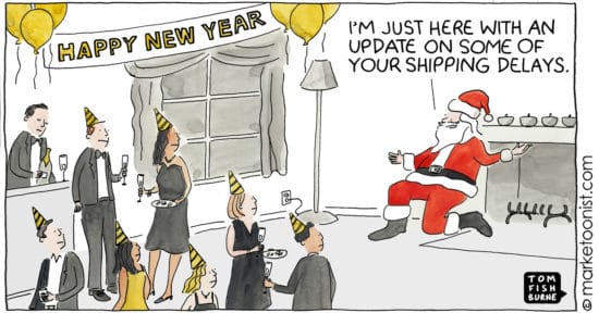 Shipping Delays cartoon