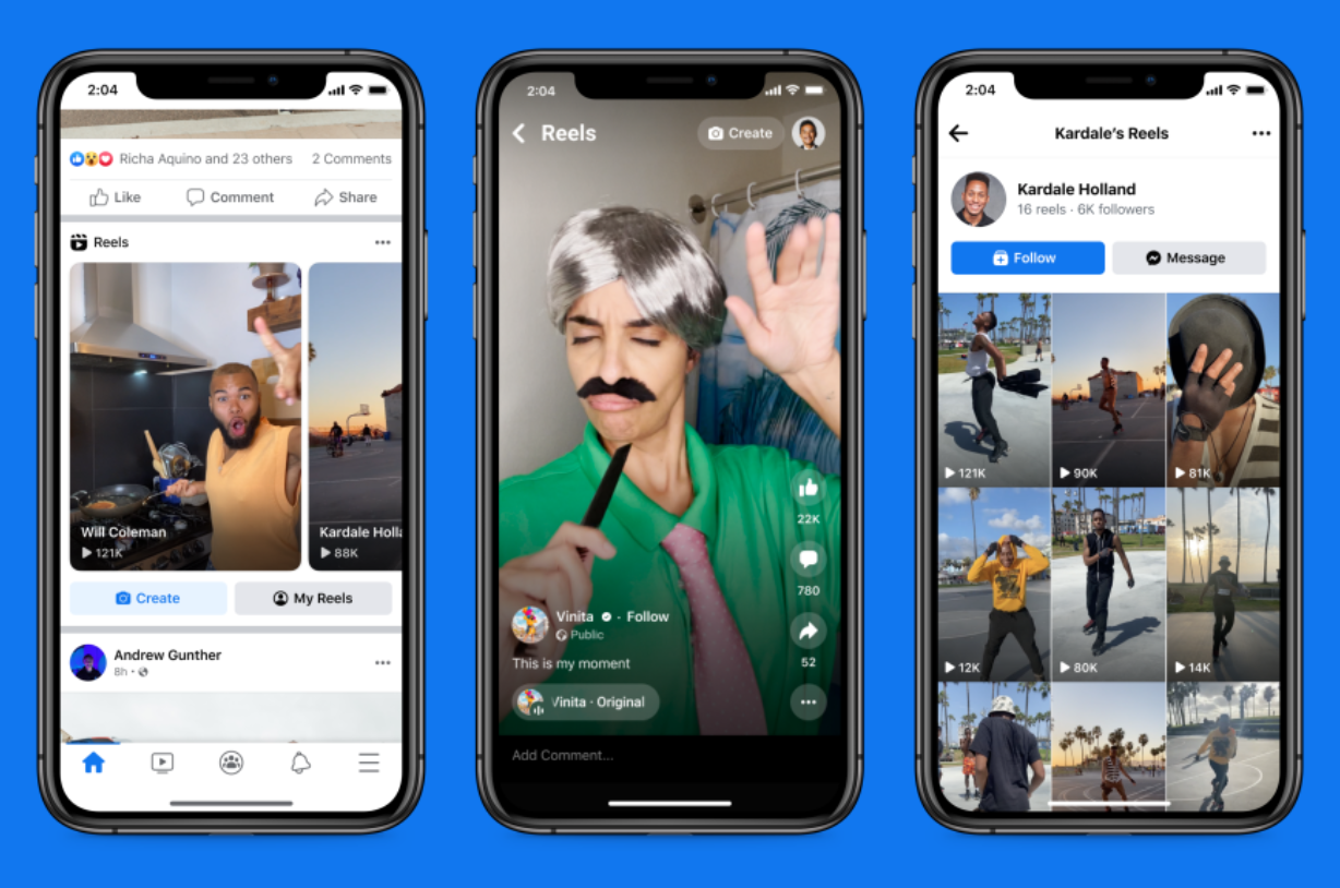 Facebook reels launch in the US 